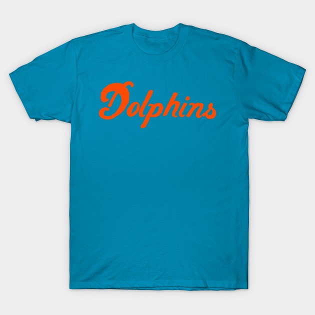 Miami Dolphiiiins 03 T-Shirt by Very Simple Graph